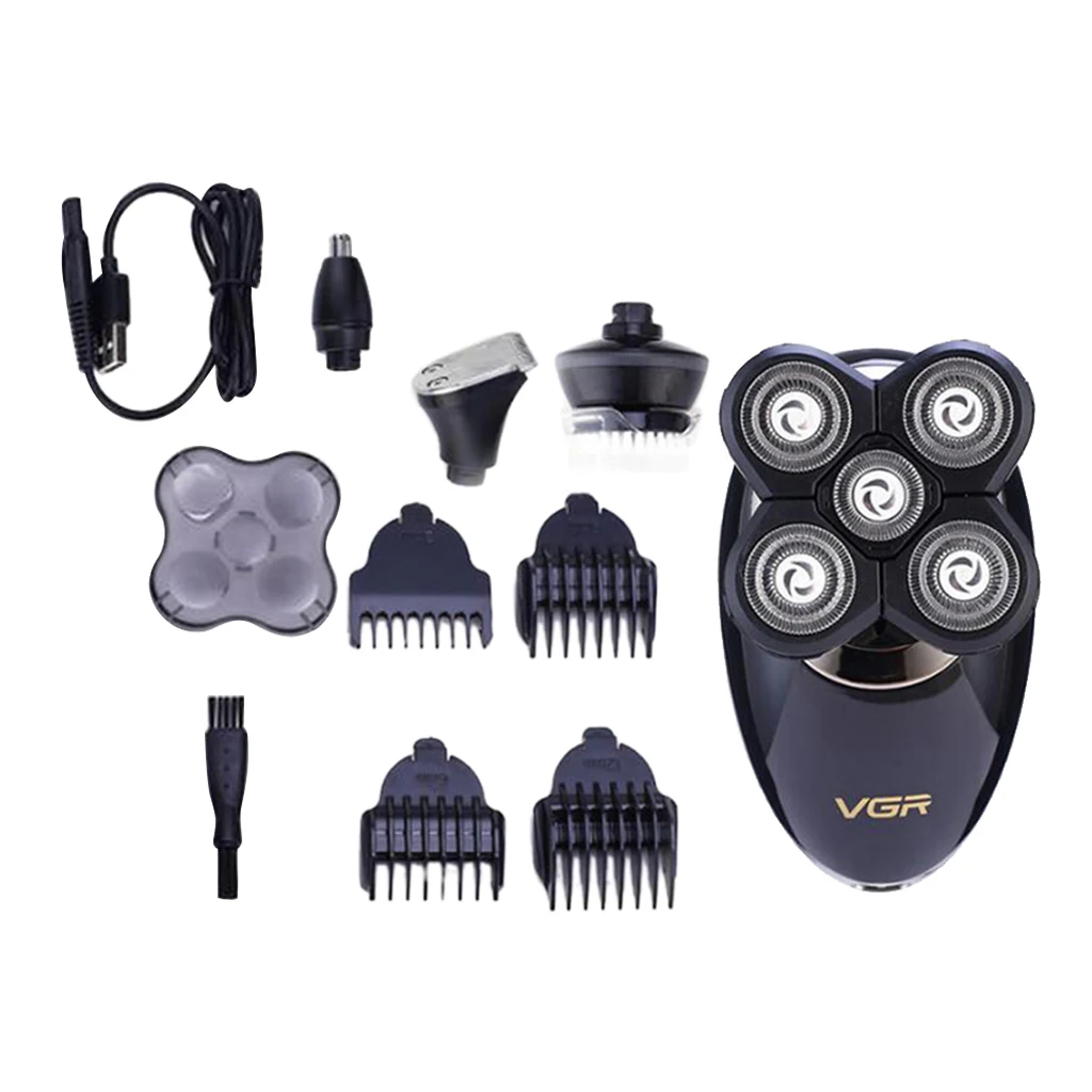 Триммер для бороды электрический беспроводной моющийся триммер и