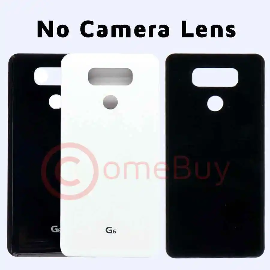 Comebuy Back Cover For LG G6 Battery Rear Glass Door Cover+Fingerprint Button+Camera Lens+Adhesive Tape | Мобильные телефоны и