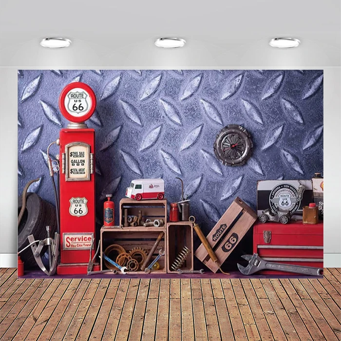 Студийный фон для фотосъемки с гаражом | Электроника