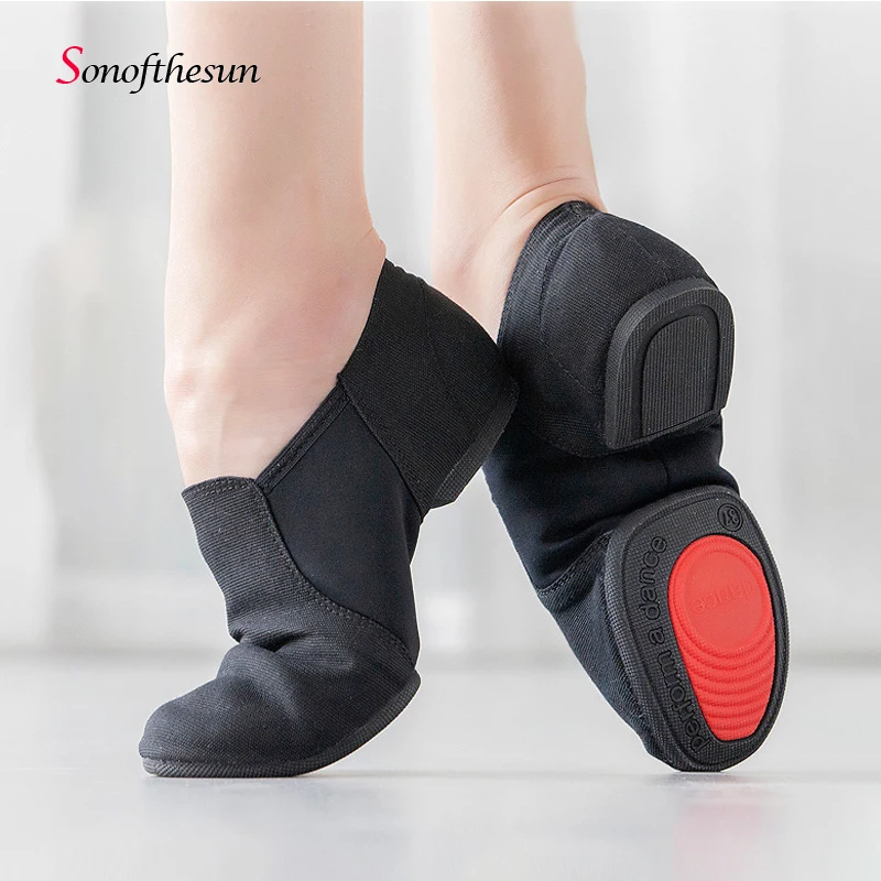 Женские танцевальные туфли дышащие для джазового балета латинских танцев мягкие