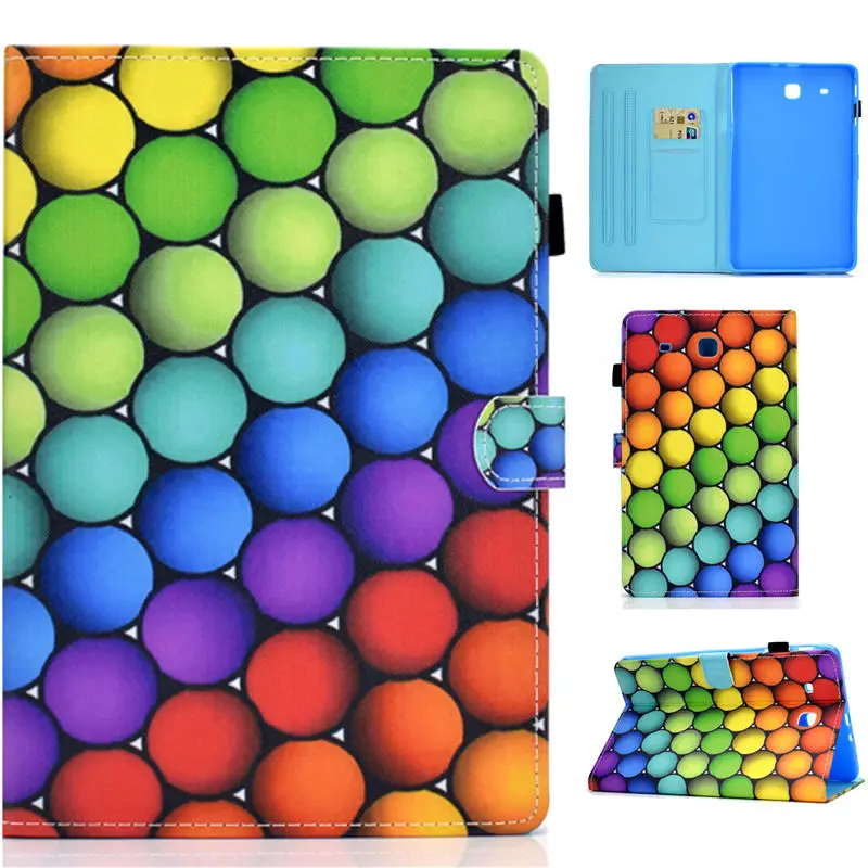 Чехол для samsung Galaxy Tab E 9,6, чехол для samsung Galaxy Tab E T560 SM-T560 T561, чехол s Funda, чехол-подставка с изображением кота из мультфильма - Цвет: S038