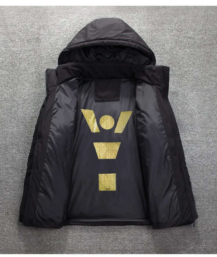 90% Duck Down Jacket Men Hooded Windproof Coats Winter Male Thick Warm Clothing Mens Outerwear Casual Down Coat