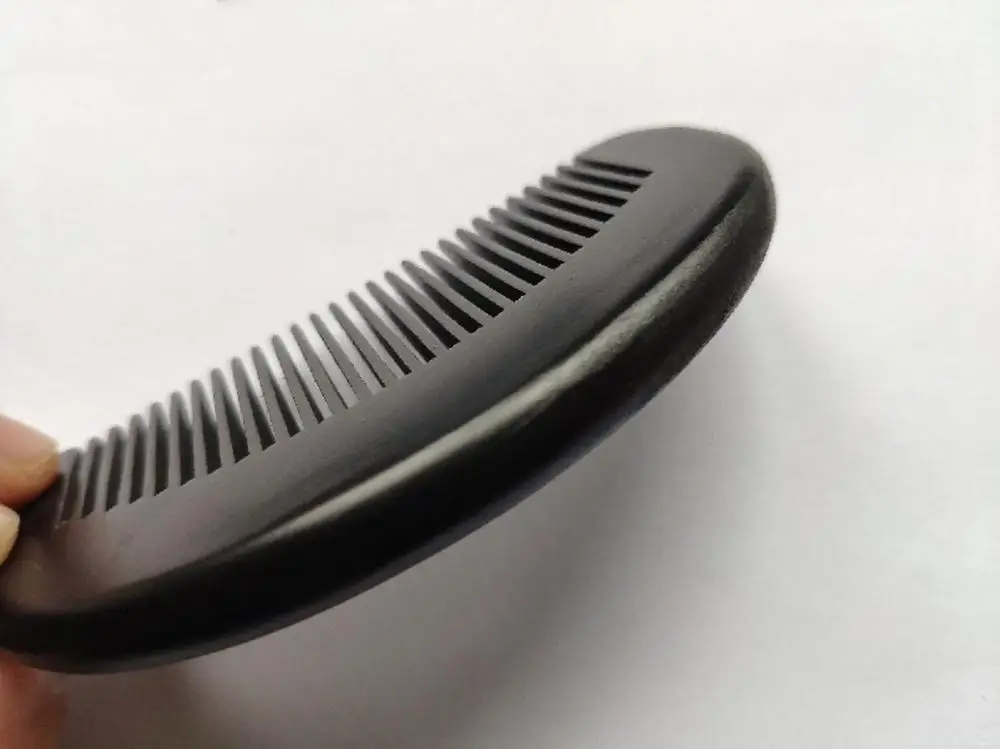 1 шт. натуральный персиковый деревянный мелкозубый лунный гребень женский Уход