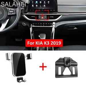 fashion car mobile phone holder for kia k3 2019 smart phone holder navigation bracket air vent mobile phone stand accessories free global shipping