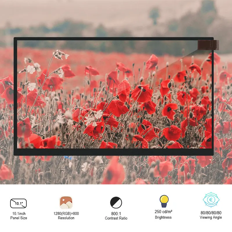 

Оригинальный смартфон, Диагональ экрана 10,1 дюйма, 1K ЖК-дисплей с сенсорным экраном в сборе, разрешение 1280 × 800 FHD