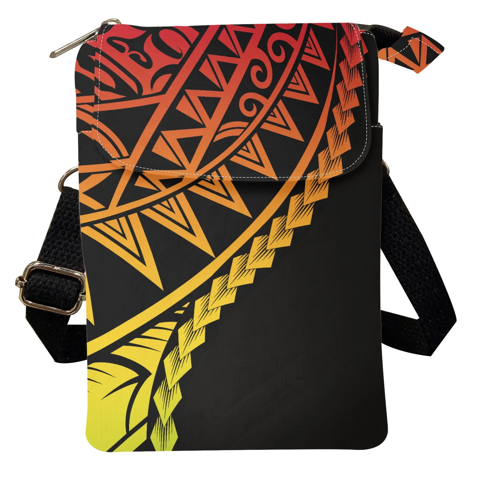 

Fashion Polynesia Pattern Women ShoulderBags Messenger Bag Women Mini Phone Bag Retro Design For Teenager Girls Sac A Main Femme