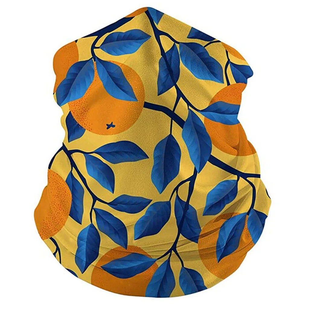 Женская шифоновая маска шарф палантины для лица женский шелковый с цветочным