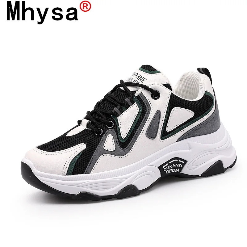 

2021 Spring Breathable Mesh Women's Vulcanized Shoes Fashion Lace-up Women Shoes Outdoor Comfortable Casual Shoes Zapatos Mujer