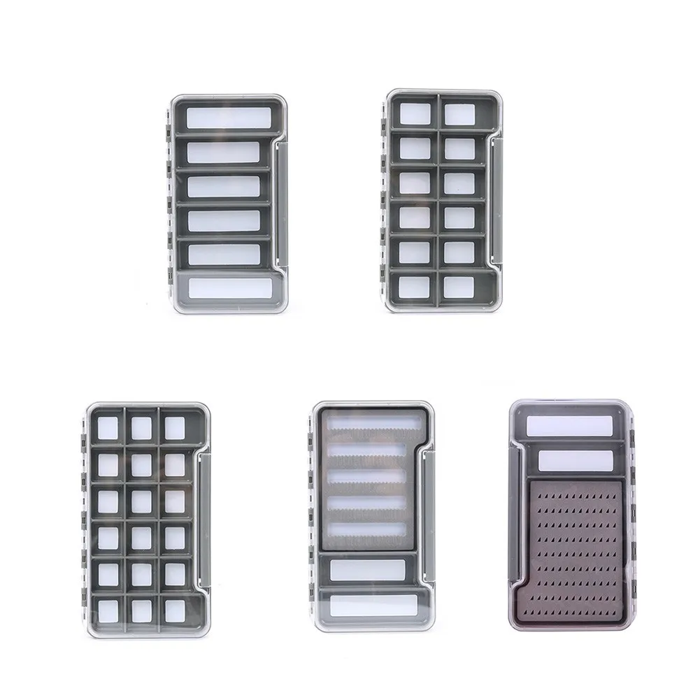 

Fishing Fly Box Slim Waterproof Magnetic Backed Tackle Boxs Flies Hooks Keeping Fish Box Fishing Tackle Accessories 185x100x15mm
