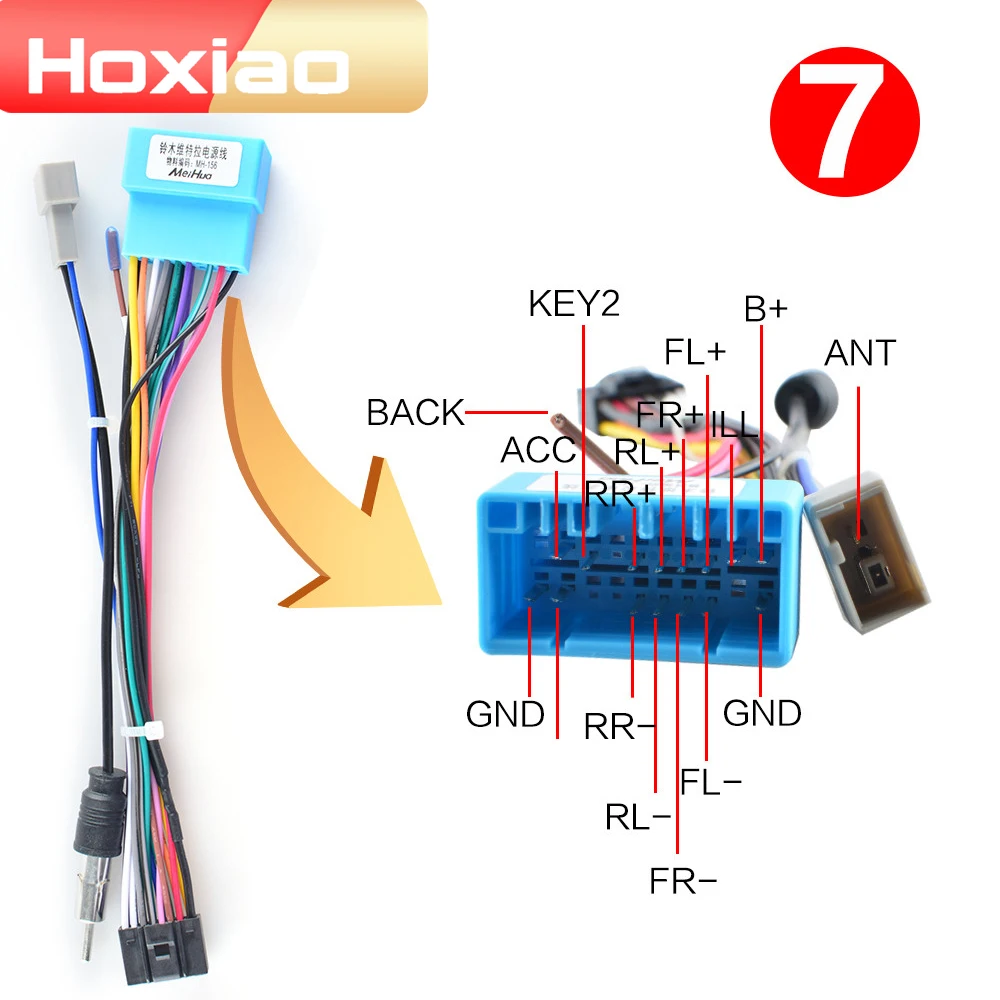 2DIN Car Android Multimedia Player for buick Suzuki Cable | Cables Adapters &amp Sockets