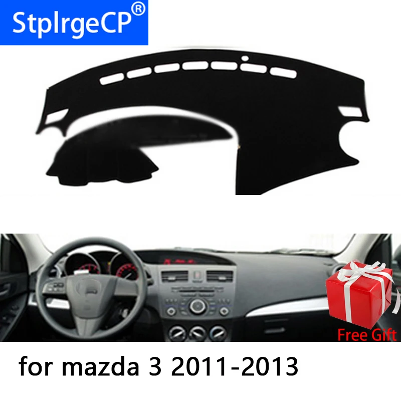Для mazda 3 2011 2012 2013 стайлинга автомобилей тире коврики наклейка на приборную панель