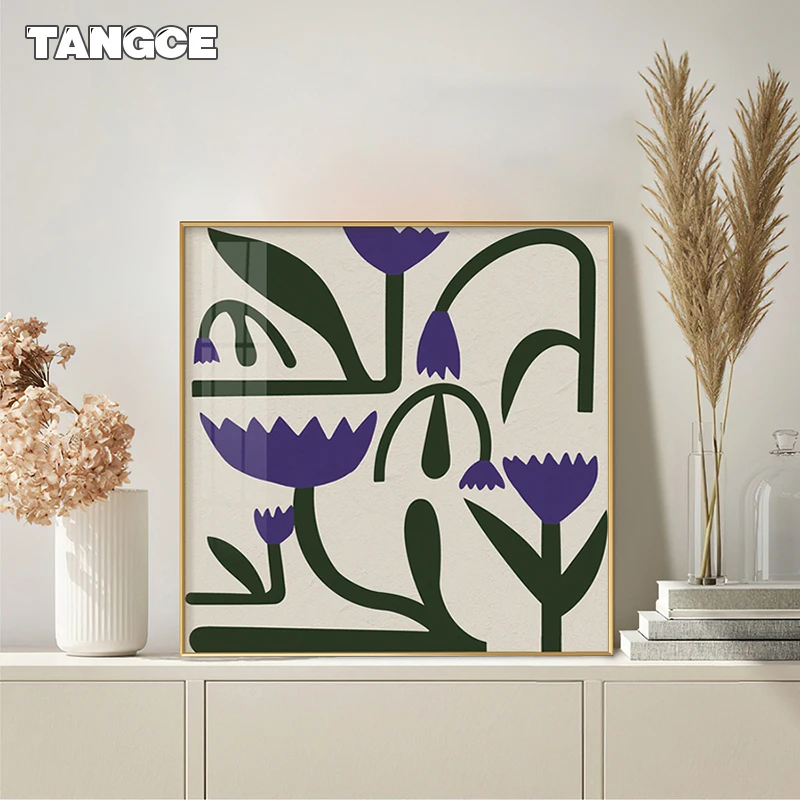 

Nordic Minimalist Plant Flower Posters and Prints Korean Wall Poster Abstract Paintings Bedroom Loft Decor Scandinavian Pictures