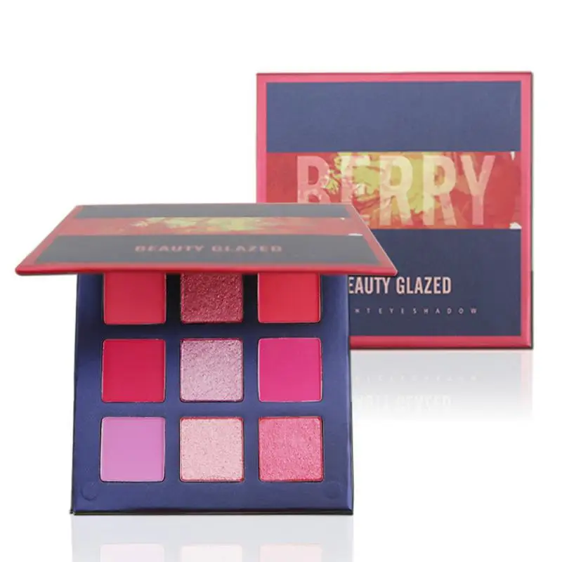 Красота глазурованная 9 Цвет матовая Палетка теней для век Водонепроницаемый