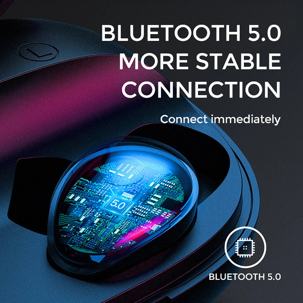 TWS Наушники Joyroom с поддержкой Bluetooth 5 0 и сенсорным управлением 1500 мА|Наушники