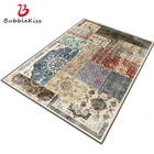 Коврик для гостиной с геометрическим рисунком, нескользящий, в этническом стиле