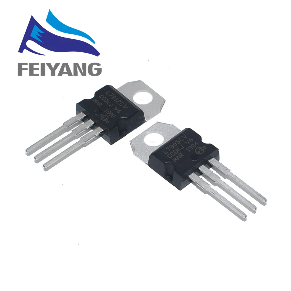 10 шт./лот 7805 L7805CV 7812 L7812 LM317 LM317T TO-220 Трехконтактный регулятор напряжения |