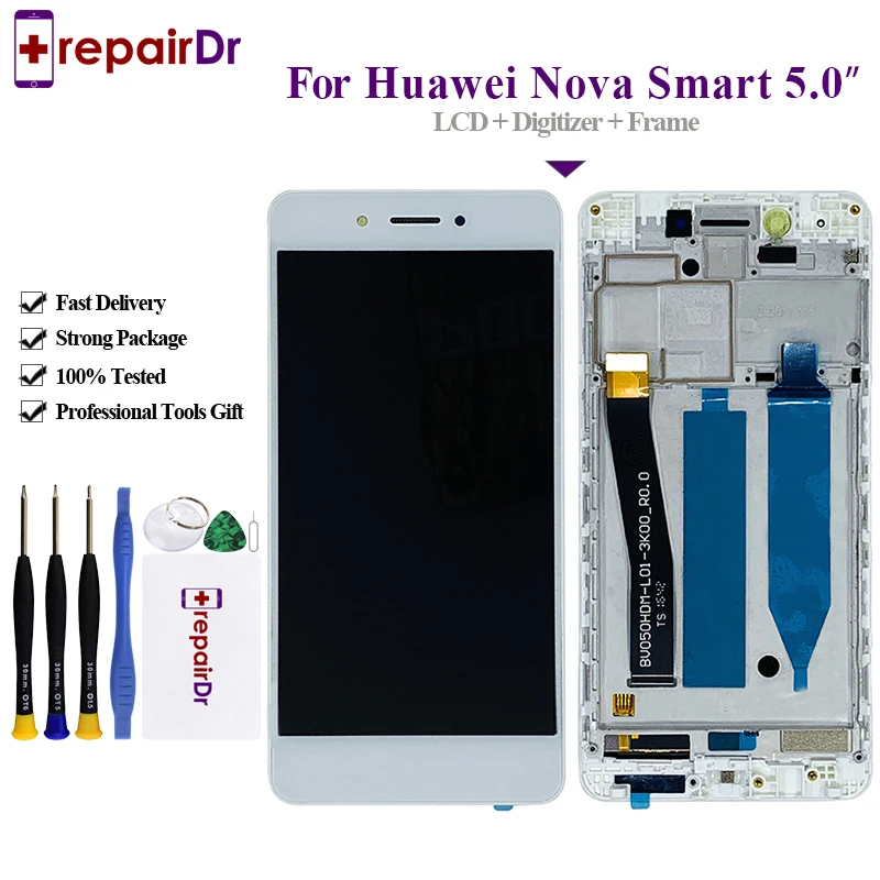 Для Huawei Nova Smart ЖК экран дисплей протестированный сенсорный Замена для Smart/Honor 6c/Enjoy