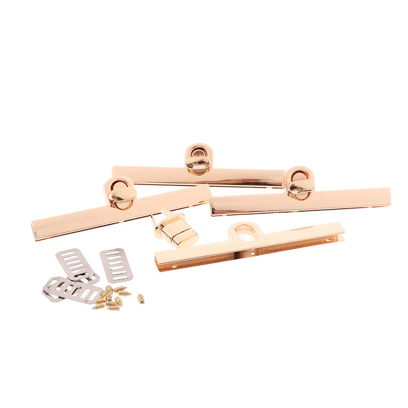 Новинка 1 шт. золотая металлическая застежка поворотные замки закручивающийся
