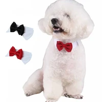 puppy dogs adjustable bow tie ornament collar pet cat necktie wedding decoration accessories gentleman dog bowknot necklet 1pc