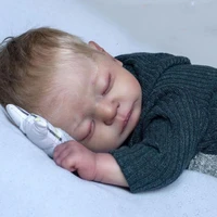 rsg 17 inches sleeping julian 43 bebe reborn dolls realistic newborn baby soft cloth silicone boy body children gift lol