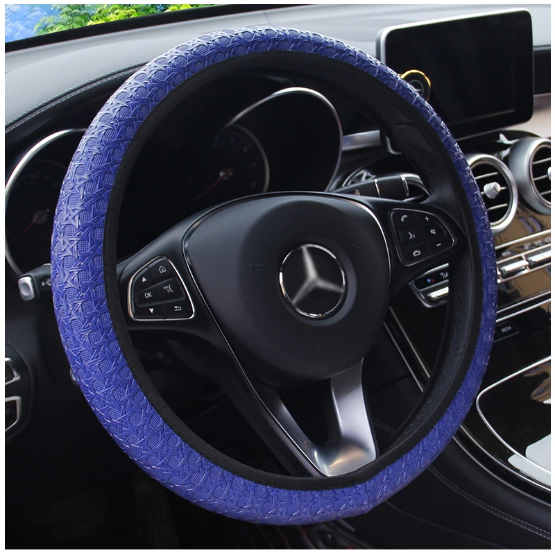 Car Steering Wheel Cover Universal Diameter 38cm Auto Covers Car-styling Decoration Interior Accessories YS5006 |