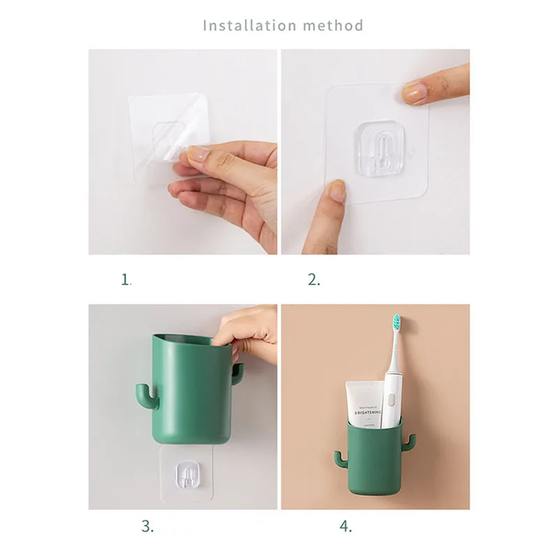 

1PCS bathroom ABS toothbrush rack free punch suction wall-mounted toothpaste tube bedroom comb cosmetic pencil storage shelf S7