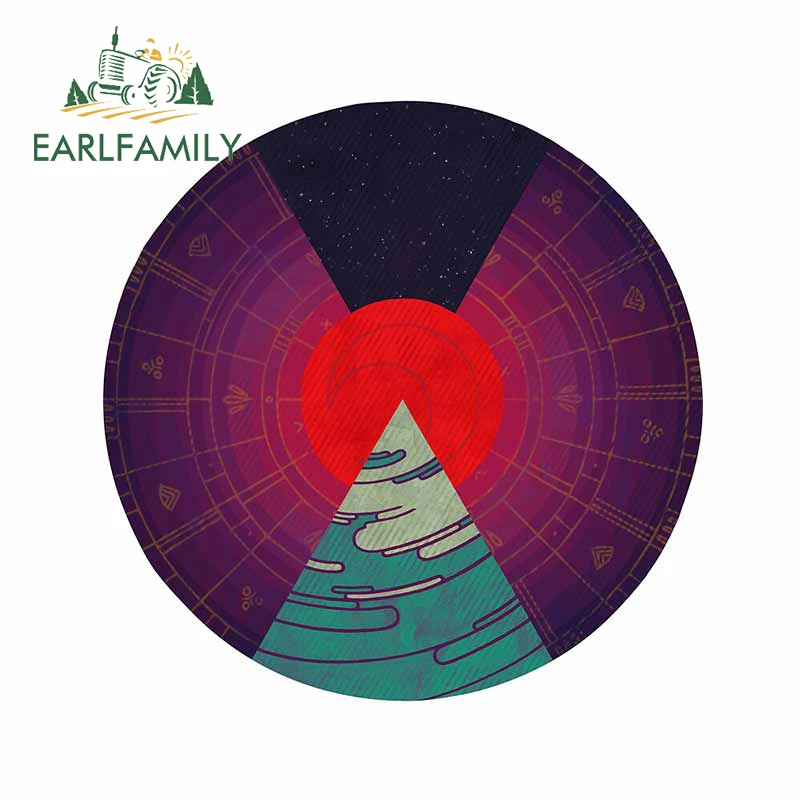 EARLFAMILY 13 см x 12 8 для заката кабинета автомобильные наклейки холодильника Стайлинг