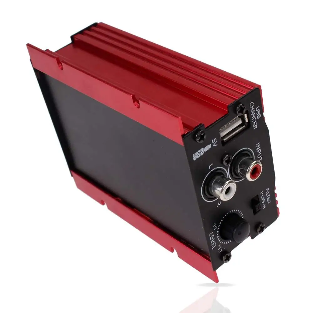 Автомобильный мини усилитель 500 Вт 2 канала цифровой Hi Fi аудио стерео для Ipod