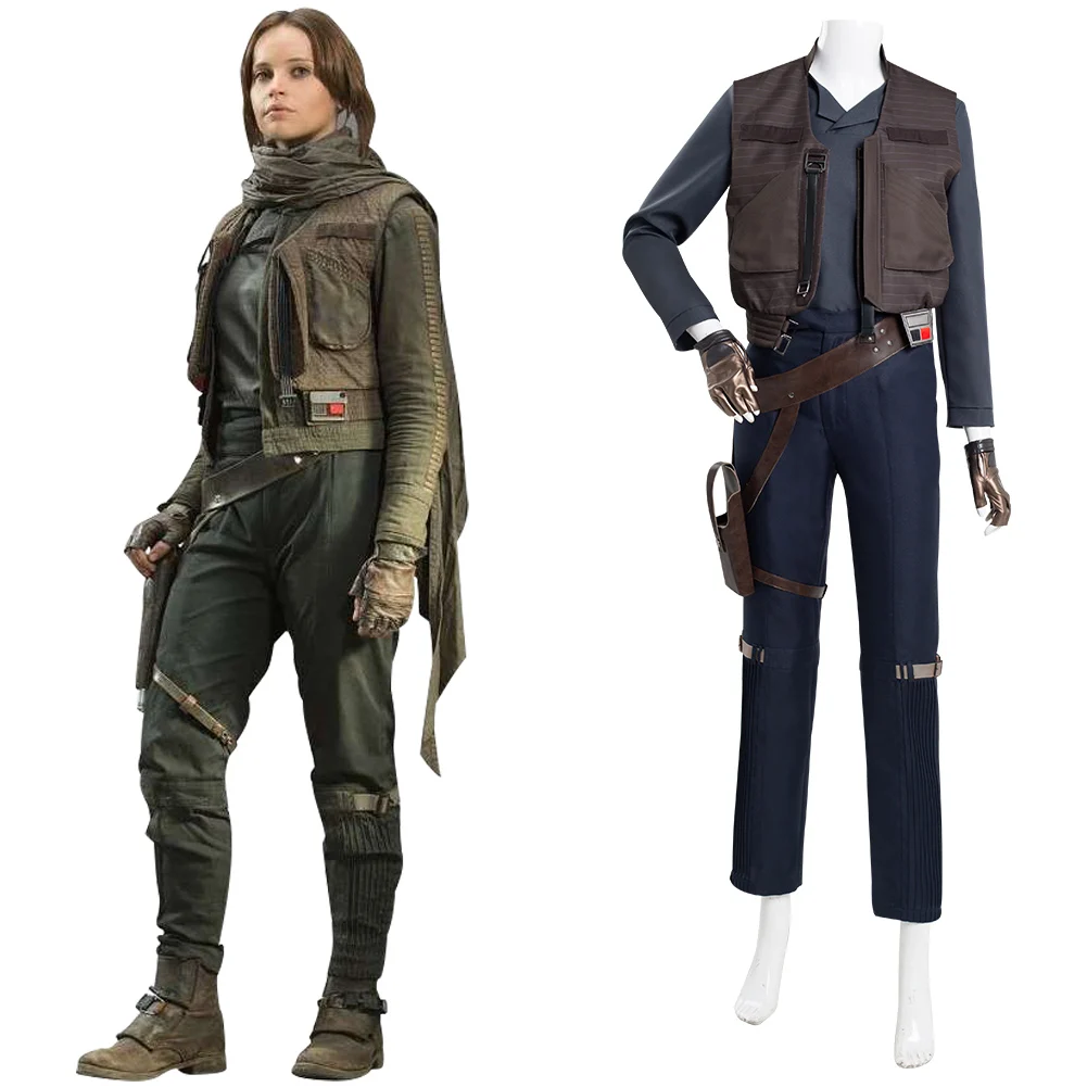 

Movie Rogue One Jyn Erso Cosplay Costume Outfits Jyn Erso Uniform Suit Oiutfits for Adult Men Women