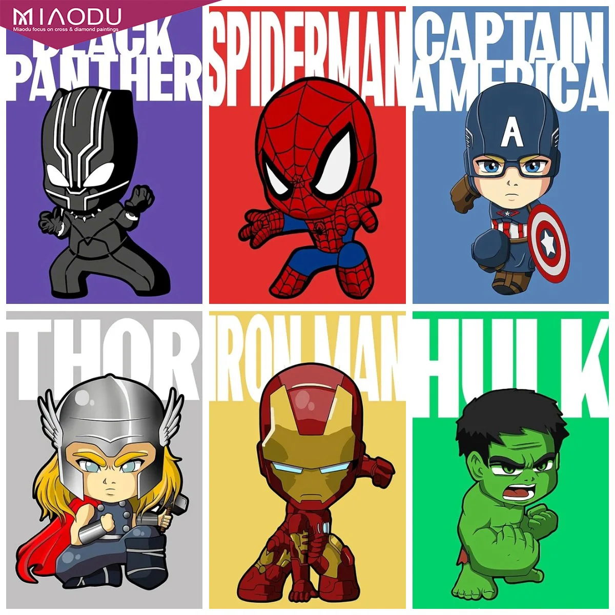 

5D Diy Diamond Painting Disney Cartoon Marvel Avengers Iron Man Spiderman Diamond Embroidery Kid Room Mural Home Decor Gifts