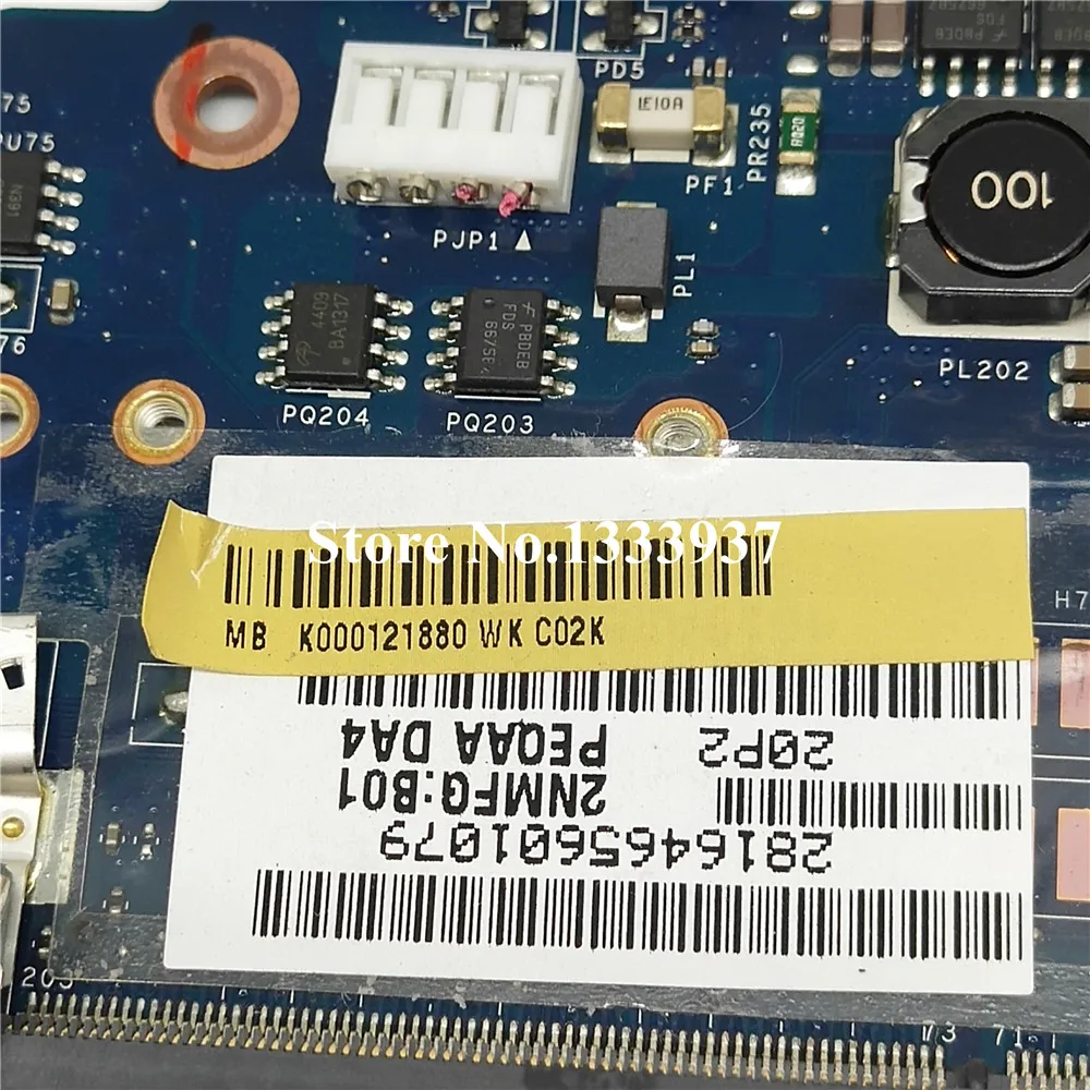 k000121880 phqaa la 6831p материнская плата для н