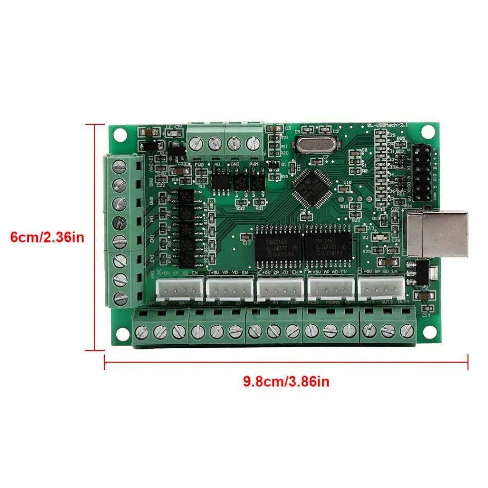Плата интерфейса USB MACH3 плата управления движением для гравировального станка с
