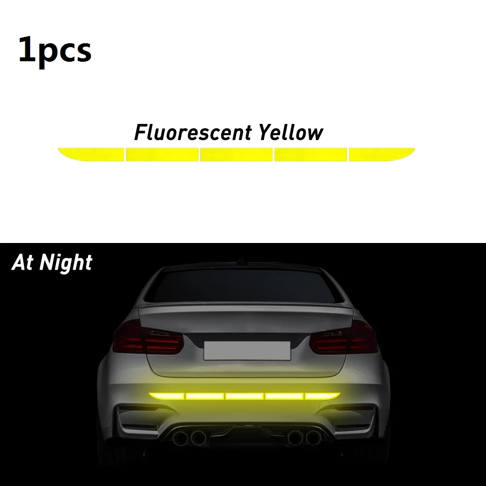 Fluorescent Yellow Автомобильная Наклейка для Honda Civic Accord Crv Fit Jazz City аксессуары светоотражающая лента наклейка s Предупреждение льная лента отражающая лента - Название цвета: Fluorescent Yellow