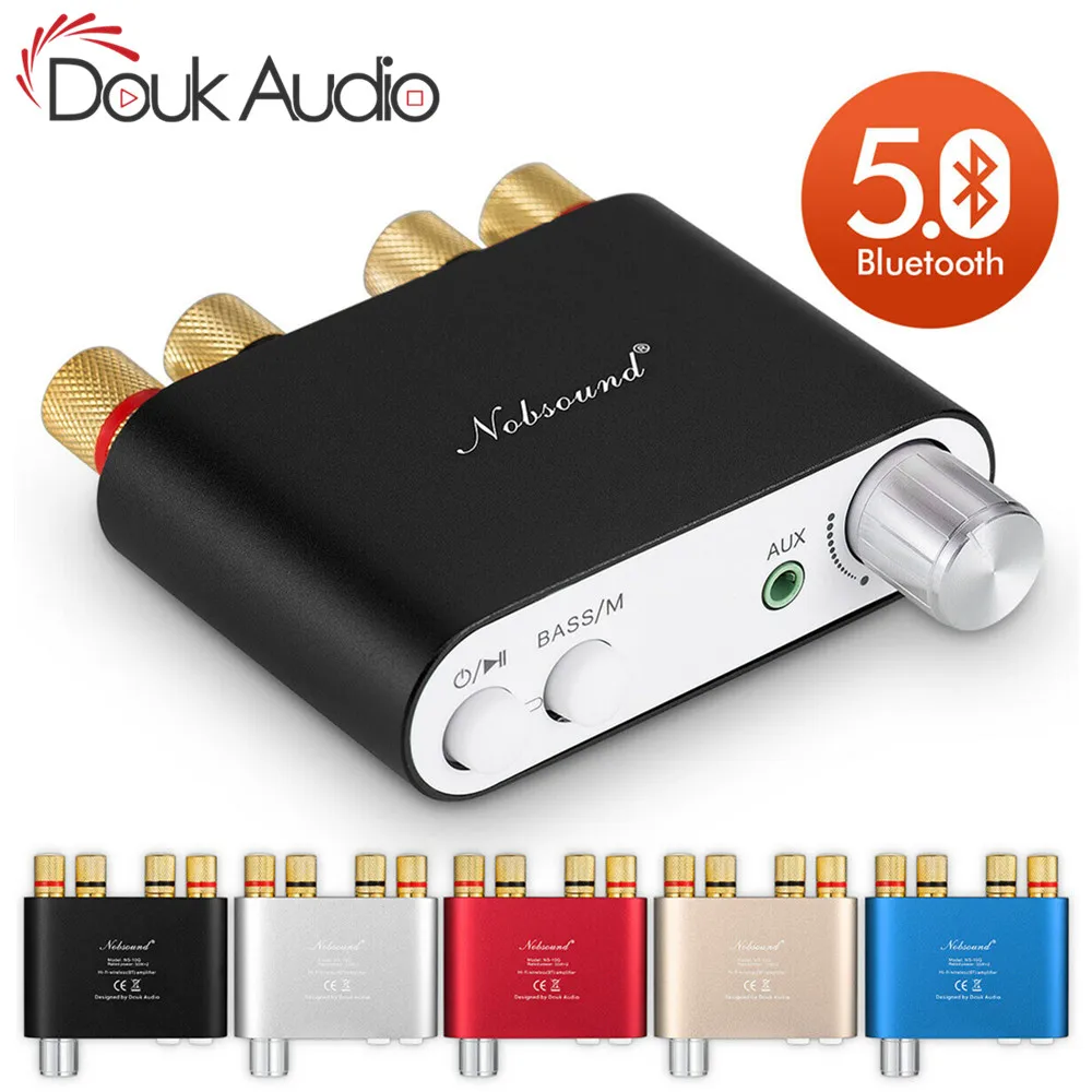 Nobsound NS-10G мини TPA3116 Bluetooth цифровой усилитель мощности стерео HiFi усилитель для домашнего аудио 50 Вт* 2