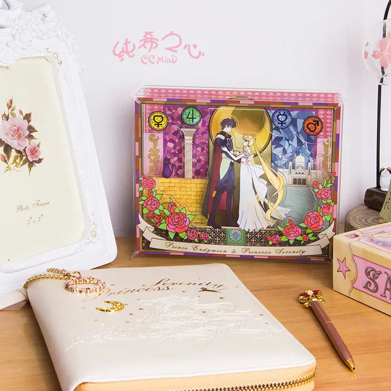 Сейлор Мун принцессы серинити смокинг для принца маска косплей 3D акриловая