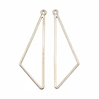 WYSIWYG 10 шт. 56x17 мм KC треугольник золотого цвета Подвески для изготовления ювелирных изделий серьги принадлежности для изготовления