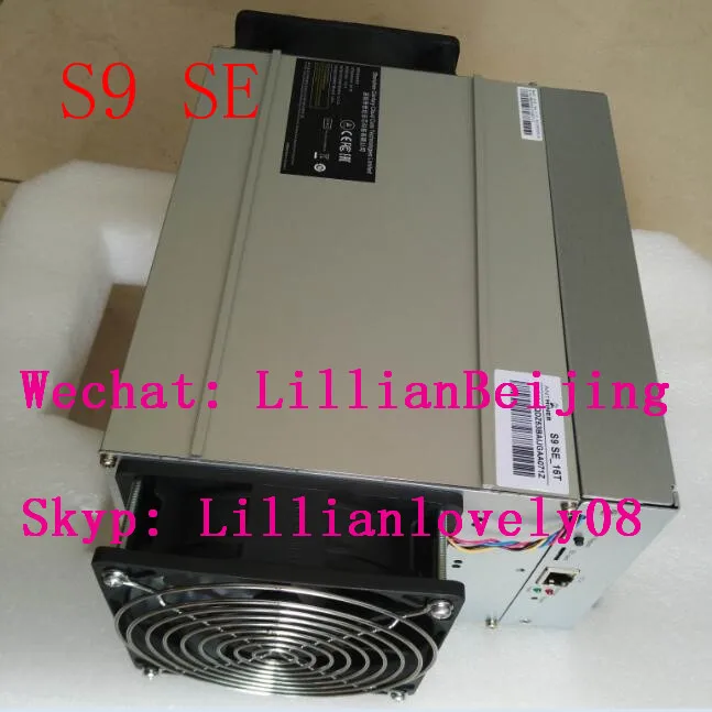 Б/у AntMiner S9 SE 16T Sha256 Asic Майнер для биткойнов BTC горной машины или bitmain S9SE 17T без
