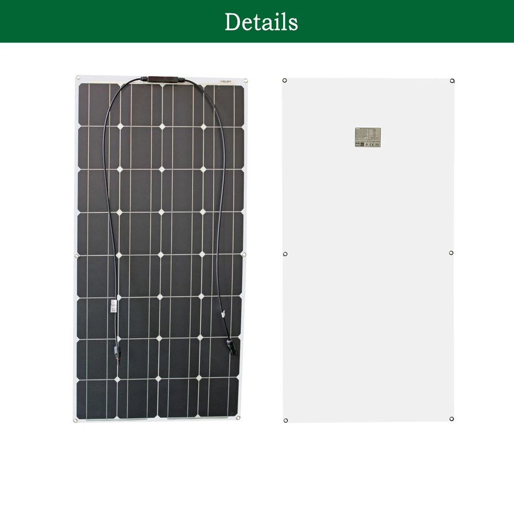 

YINGGUANG battery solar charger 12V 400W monocrystalline flexible solar panel for 12v 24v lead acid battery lithium battery