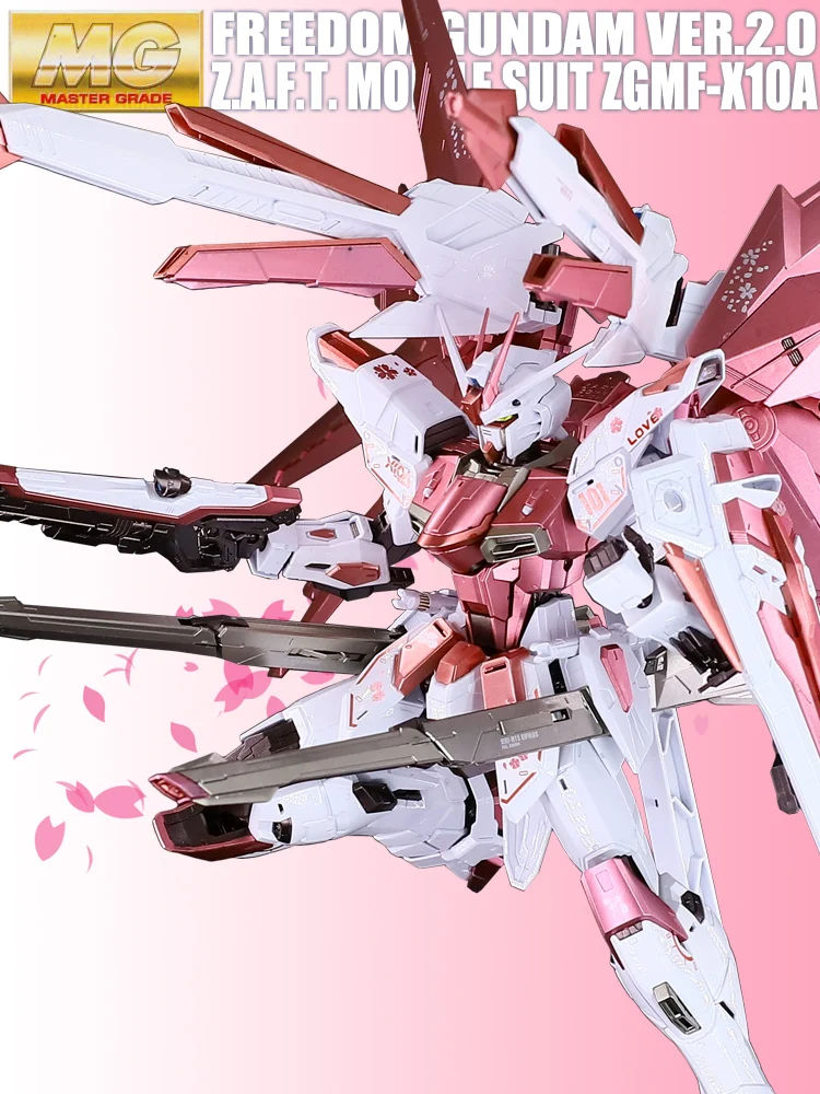 Bandai изменен Цвет воина гундама мг 1 /100 Розовый вишня в цвету СВОБОДА Gundam 2 0