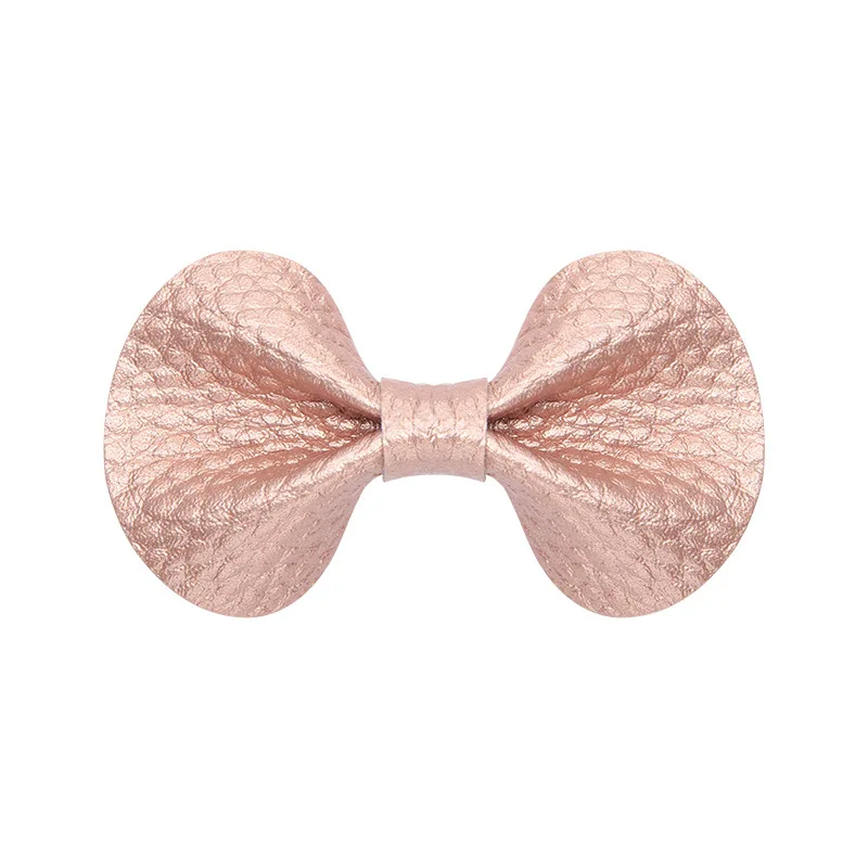 

12pcs New Lovely Leather Baby Gilrs Toddlers Kids Headwear Bow BB Hair Clips Children Cute Hairpins Hair Accessories