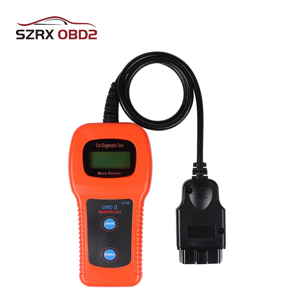 U380 автоматический сканер OBD2 считыватель кодов неисправностей ясное