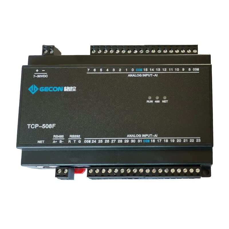 32AI аналоговое Количество 0-20 мА 0-10 дюймов модуль сбора данных Ethernet IO RS485 RS232 Modbus