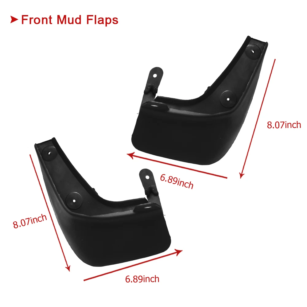 Брызговики передние и задние автомобильные брызговики для Kia Spectra / Cerato 4 двери Sedan