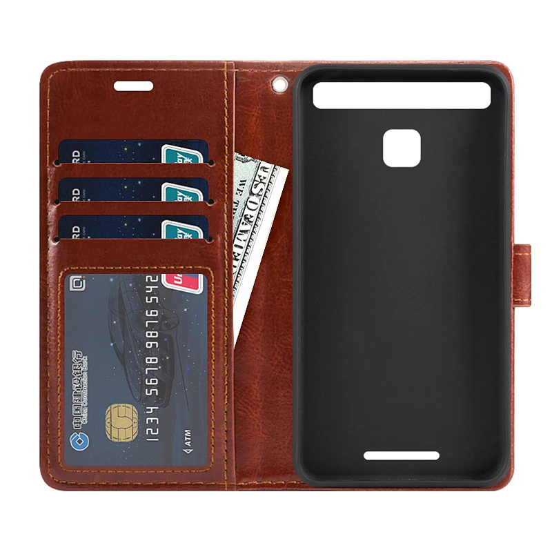 Флип-чехол из искусственной кожи для Vernee Thor E Stand Card Holder силиконовая фоторамка чехол-футляр для Vernee Thor E бизнес Чехол