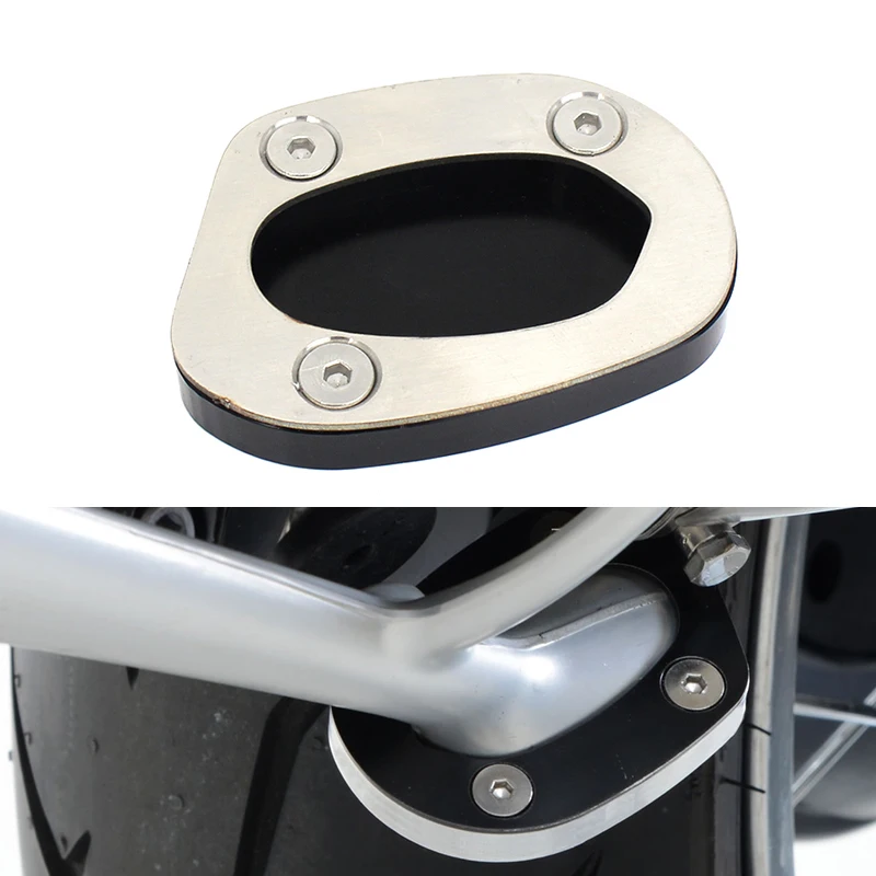 

For Triumph Speed Twin 1200 Kickstand Foot Side Stand Extension Pad Support Plate Thruxton 1200R R 2016 2017 2018 2019 2020 2021