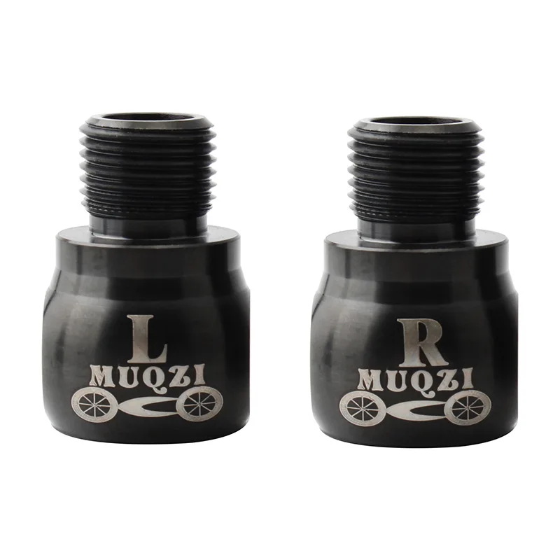 

MUQZI 1 Pair Pedal Extenders Stainless Steel Spacers Lengthen Screw Bicycle Mtb Road Accessories