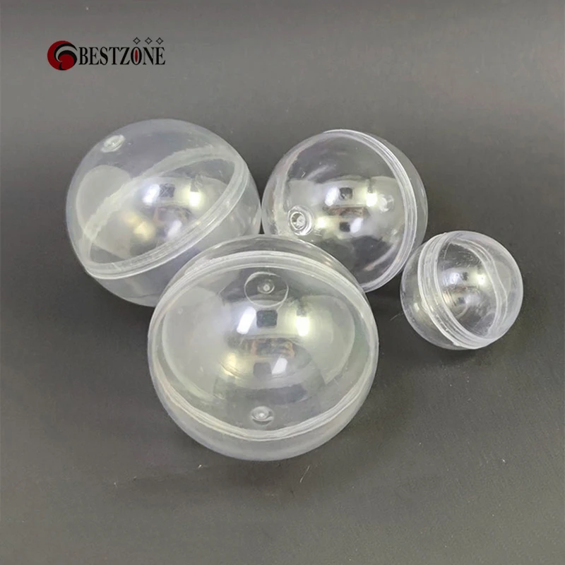 Пластиковые пластиковые игрушечные капсулы 40 шт./лот диаметром 32 мм прозрачные с