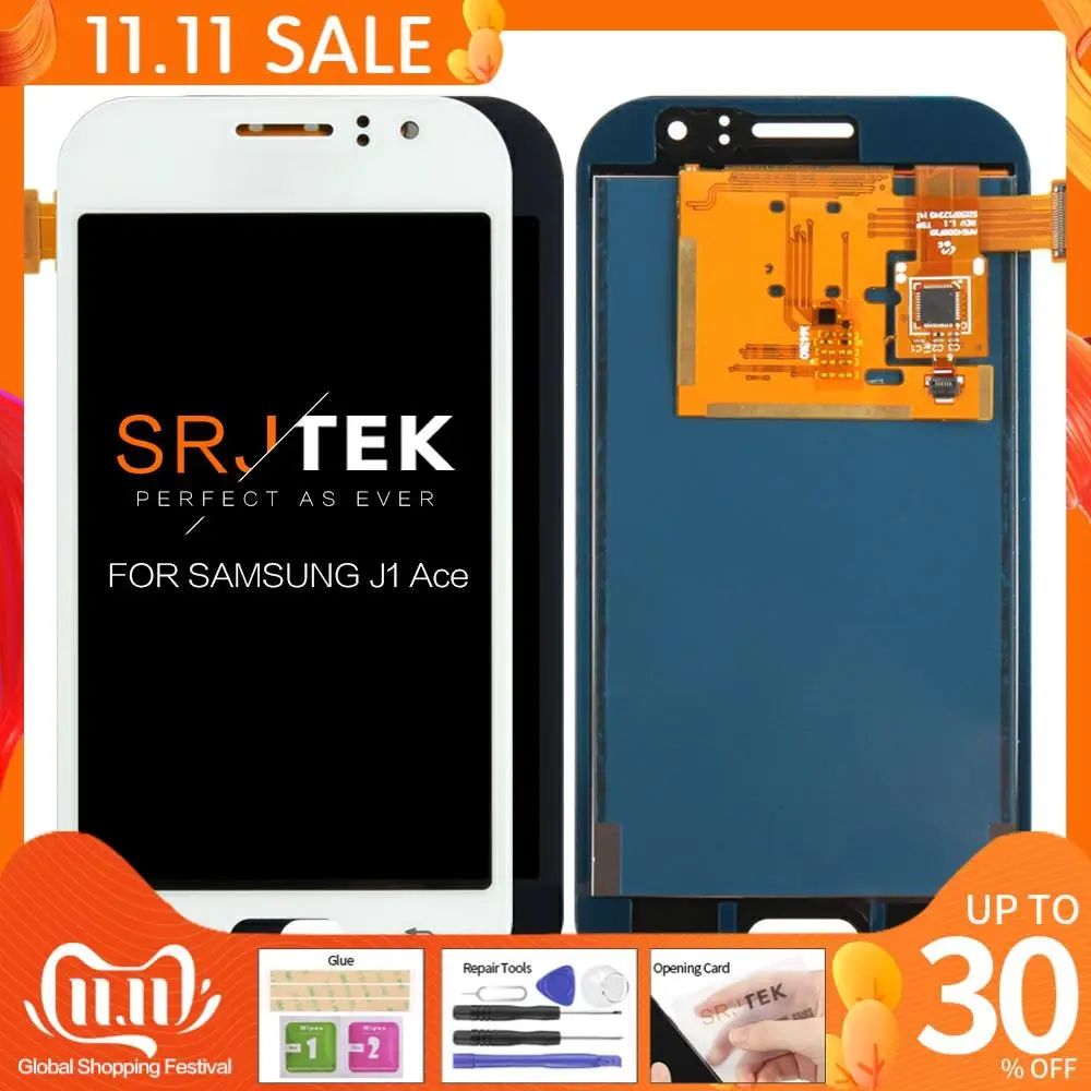 100% тестирование для Samsung Galaxy J1 Ace ЖК дисплеев J110 SM J110F J110H J110FM дисплей сенсорный