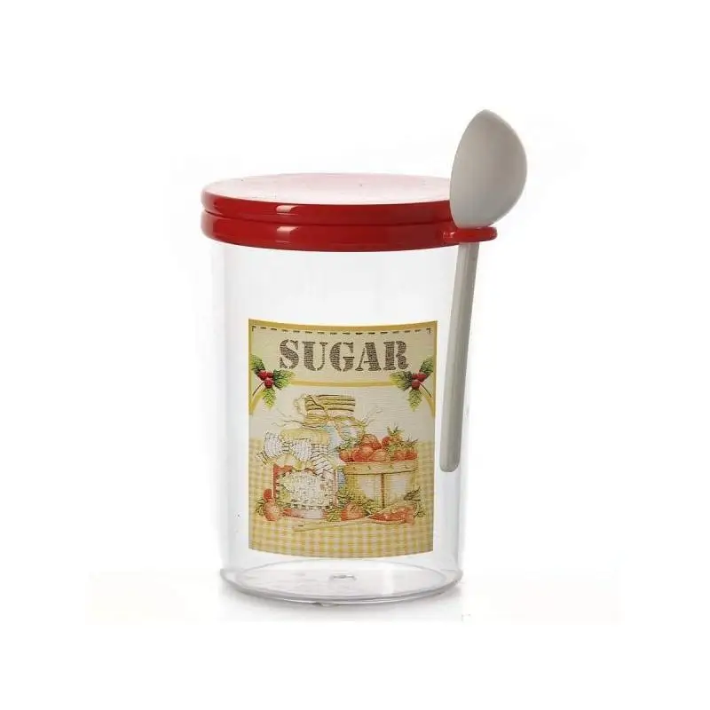 Емкость для сахара Альтернатива Ассорти 1 л с ложкой | Дом и сад