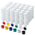 Пустые полоски для краски, 50 полосок, чашка для краски, горшки, прозрачные контейнеры для хранения краски, мини-чашка для краски, горшок 3 мл0,1 унции